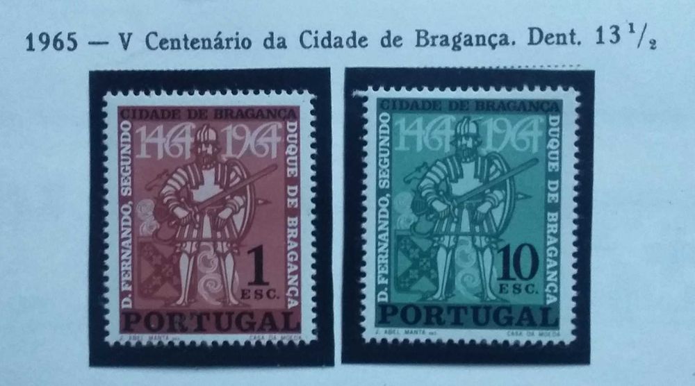 Série Filatelica Completa de 1965