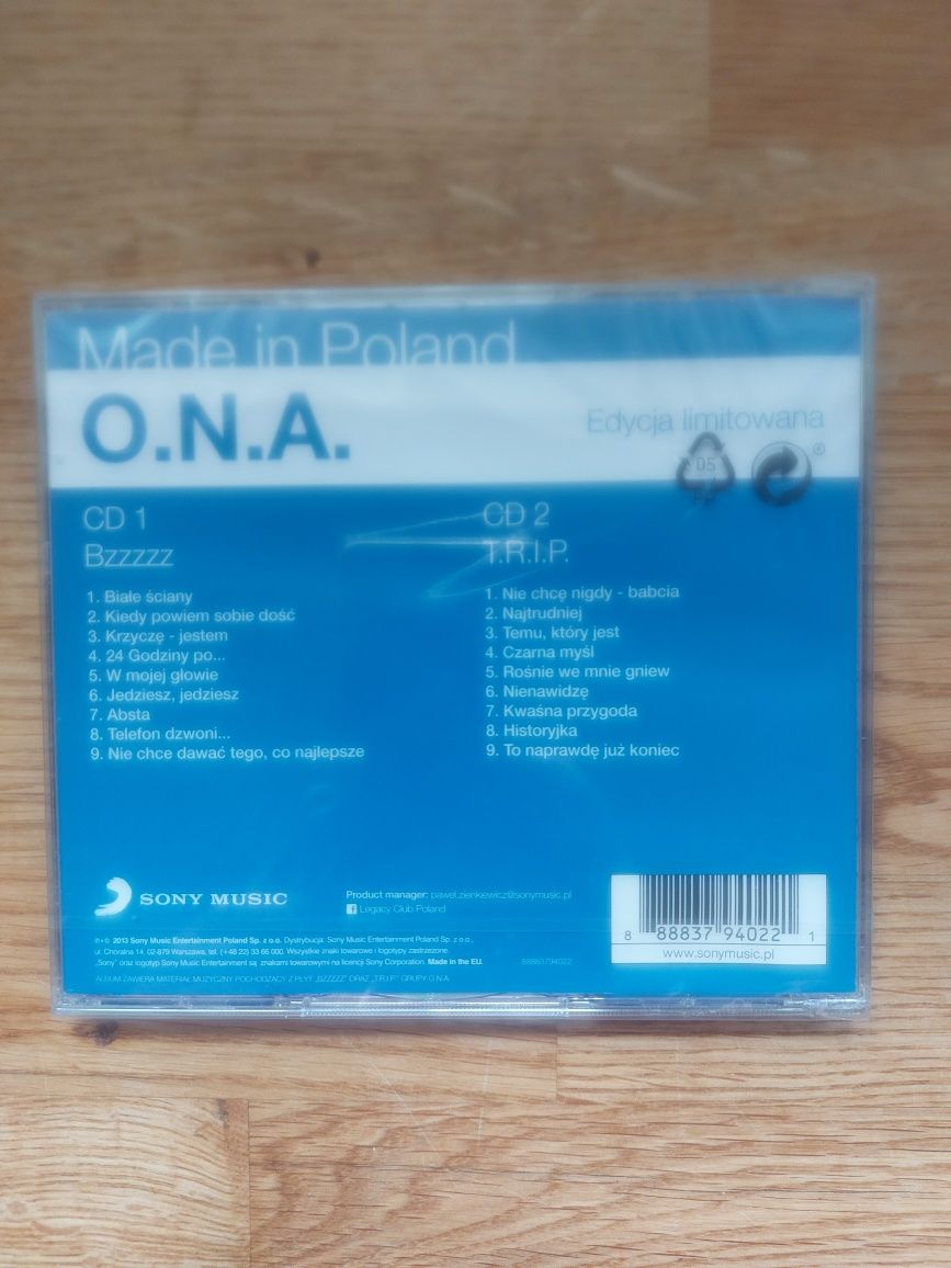 O.N.A. 2CD Bzzz / T.R.I.P. Made in Poland Folia Chylińska