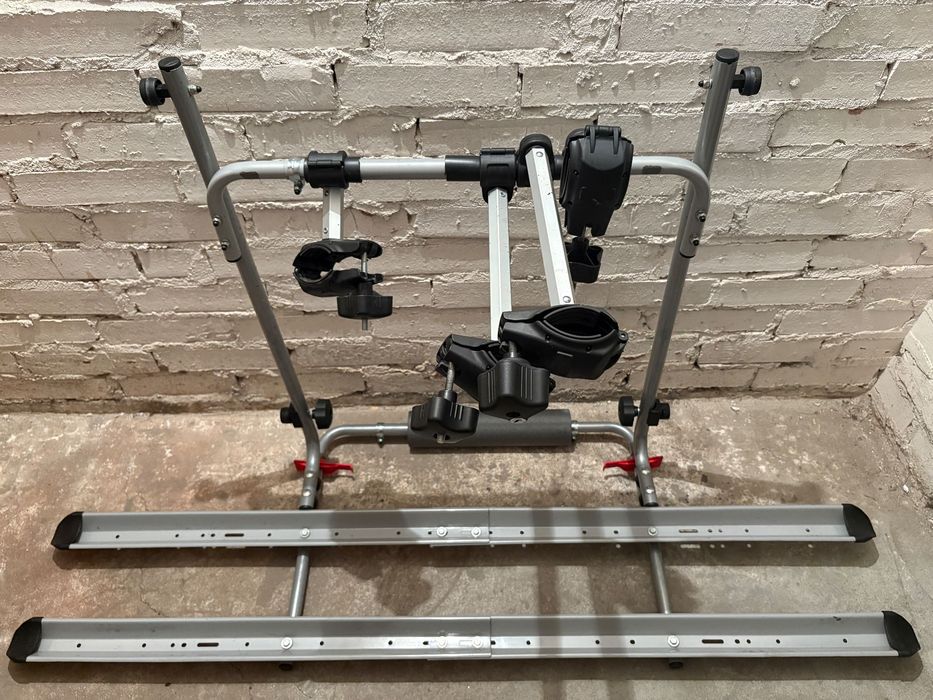 Bagażnik rowerowy dachowy Fischer / na 2 rowery / poziomy załadunek