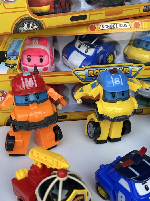 Набір Робокар Полі . Роботи трансформери