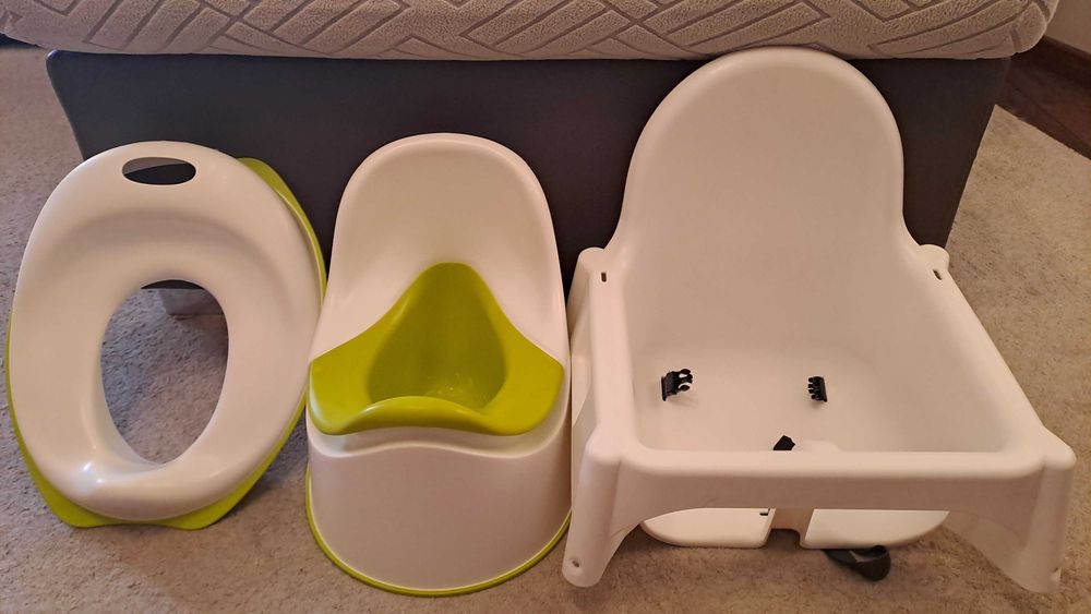 Krzesełko antilop, nocnik, nakładka na sedes Ikea