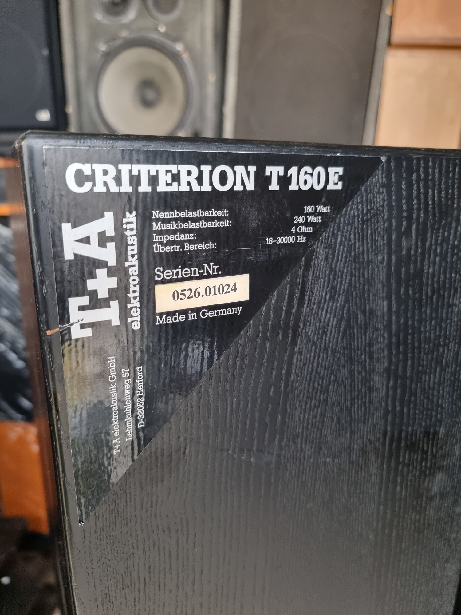 T+A criterion  T 160 E Transmissionline немецкая акустика премиум клас