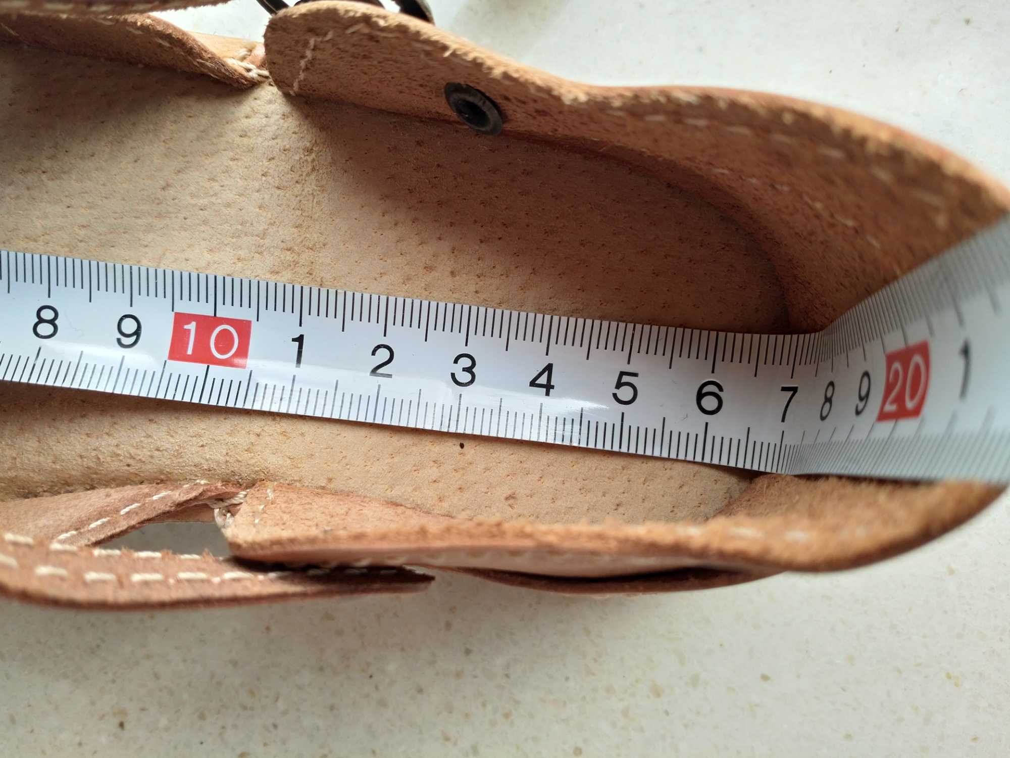 NOWE skórzane sandałki rozmiar 27 (17 cm)