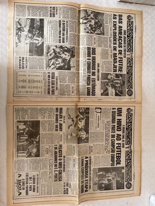 Jornal A Bola 28 Maio 1987 (FCP Campeao da Europa) Jornal Completo