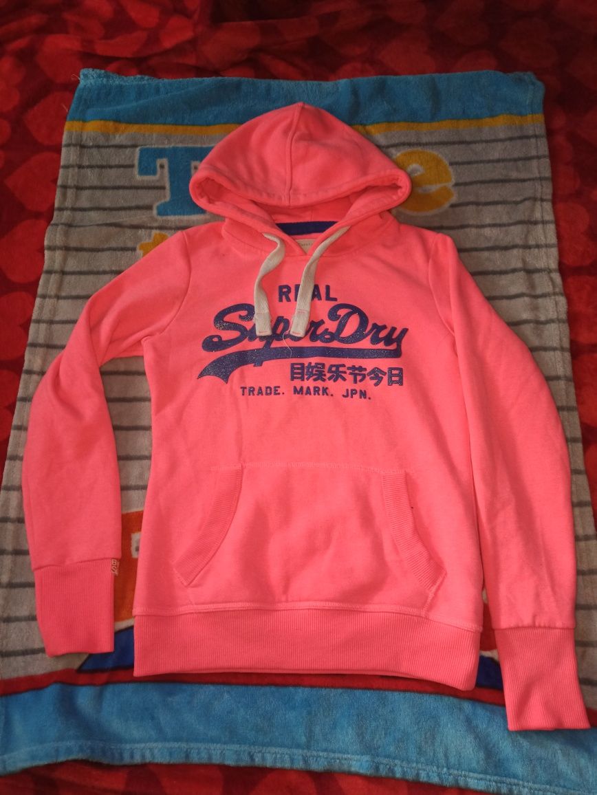 Bluza SuperDry damska różowa Rozmiar XS