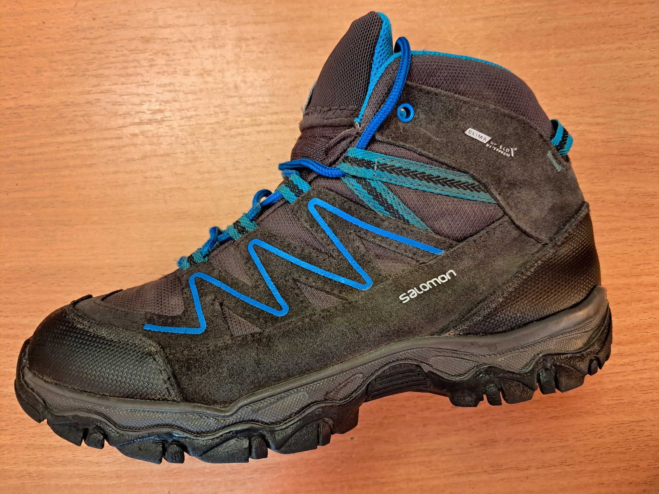 Детские Ботинки salomon  WATERPROOF размер 37 стельки 24см