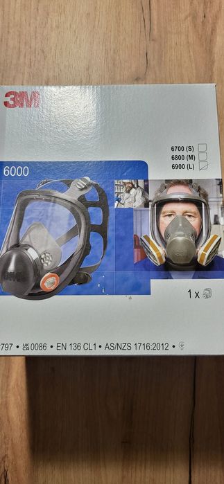 Maska pełnotwarzowa 6000 3M rozmiar L 6900