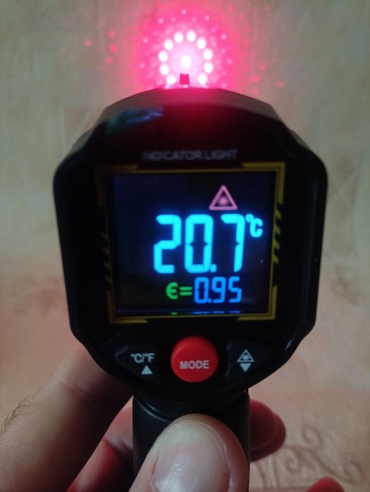 Высокоточный пирометр ANENG - TH203 (от -50°C до +600°C)