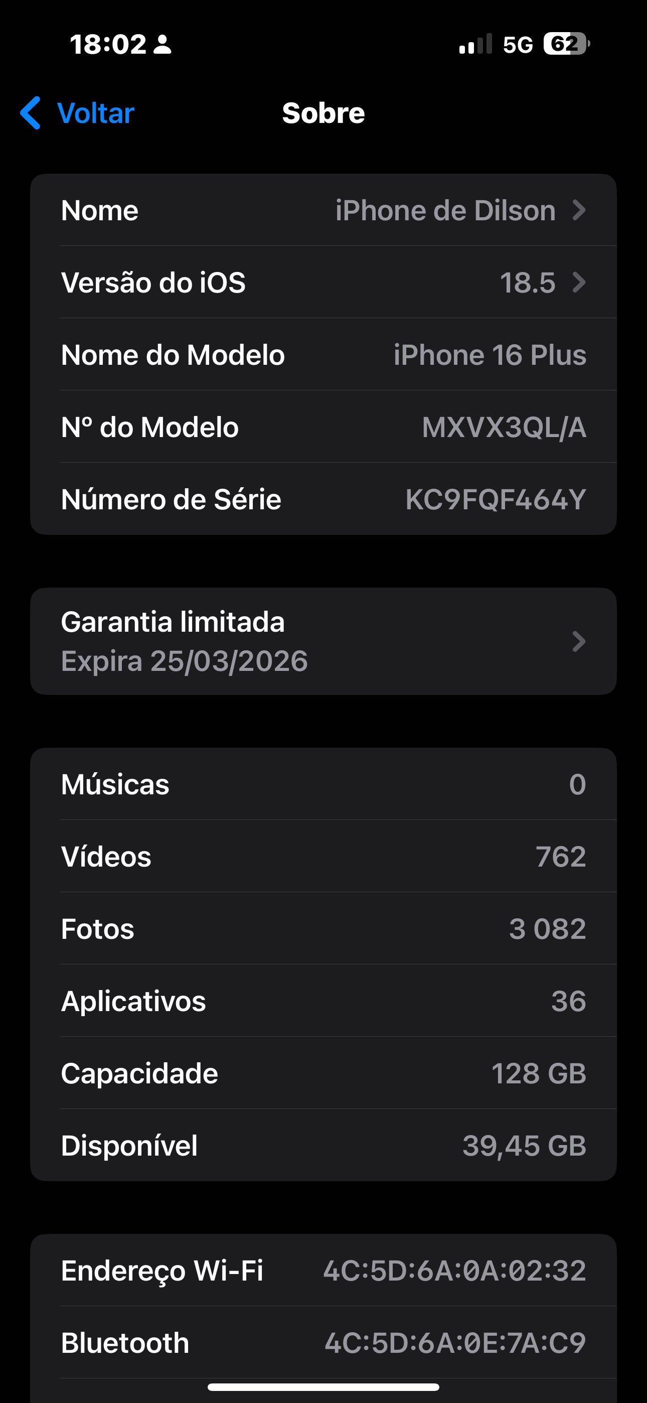 iPhone 16 Plus Azul