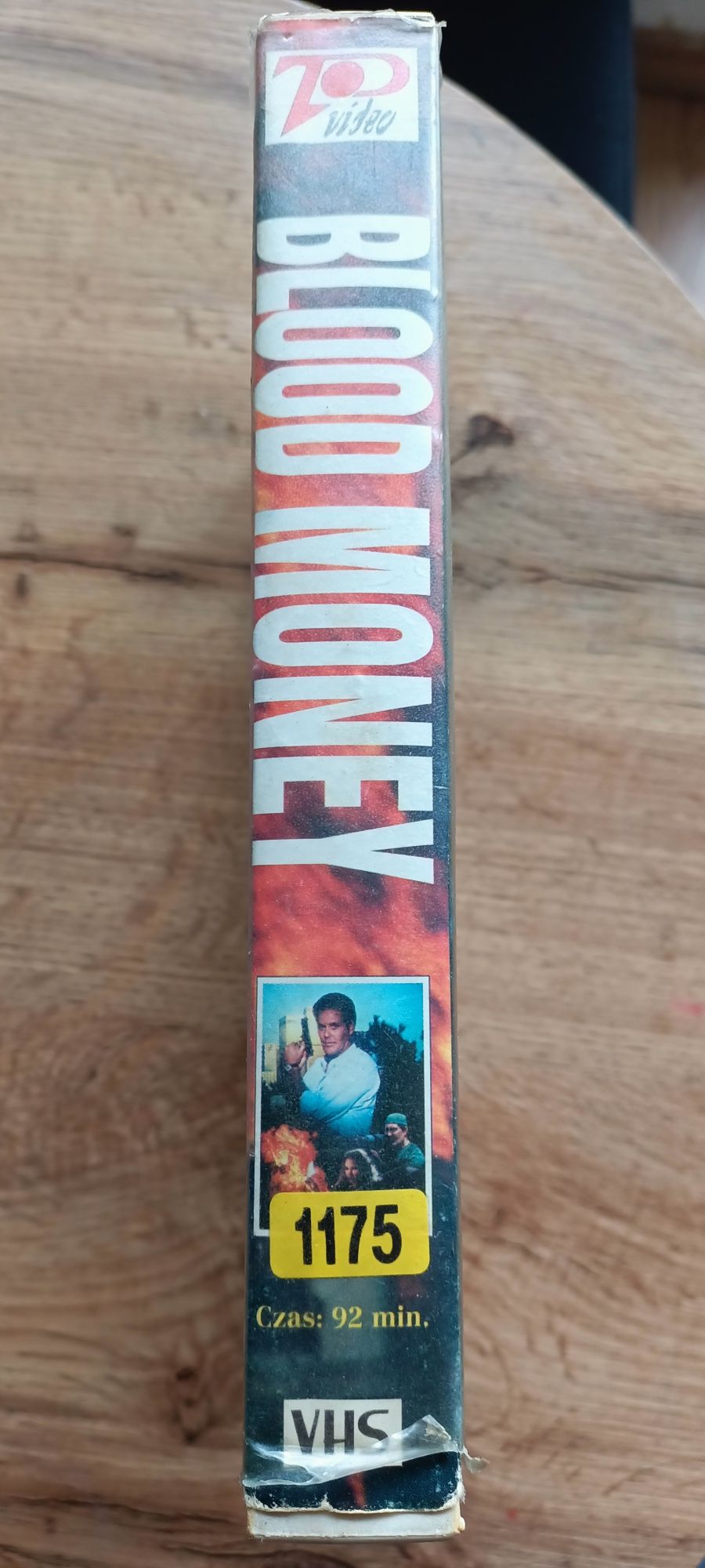 Kaseta VHS z filmem "Blood money" 1990 r.