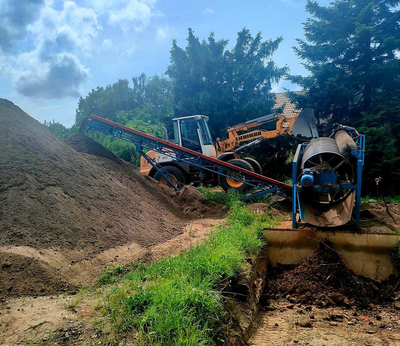 ZIEMIA przesiewana kruszywa ,kruszywa ozdobne, piasek opał transport