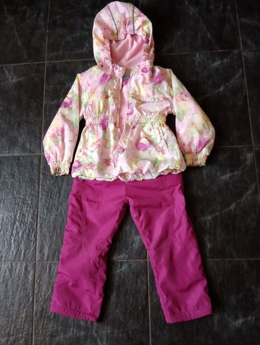 Демісезонний костюм для дівчинки, 24М, дитяча куртка та штани