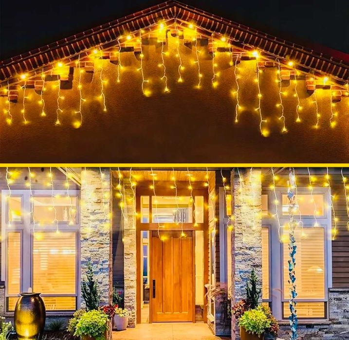 Sople 1000 led lampki efekt błysk flash gęste ! biały ciepły !!!