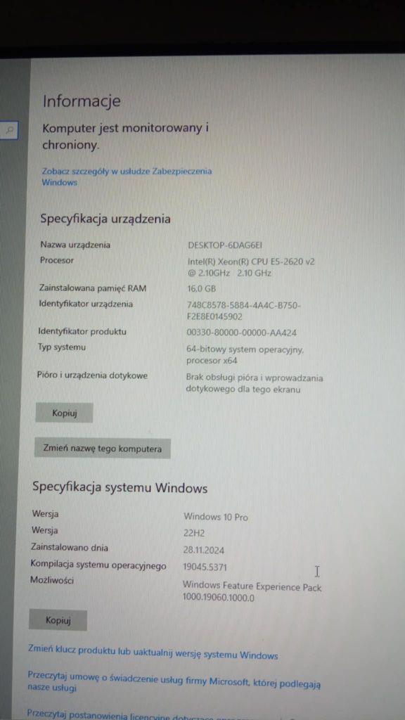 Sprzedam komputer gamingowy z monitorem 144hz