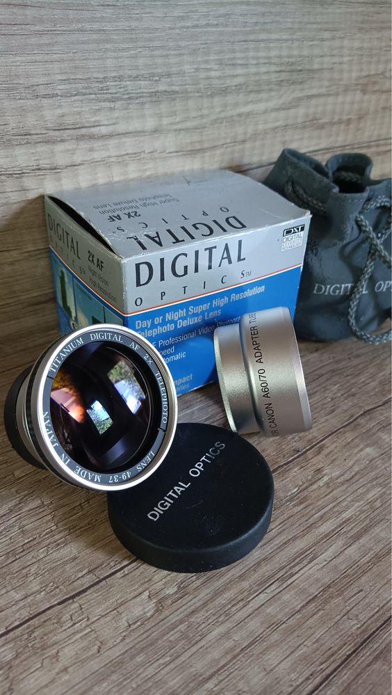Titanium Digital AF 2X Telephoto Lens 49-37 насадка для фото -відео