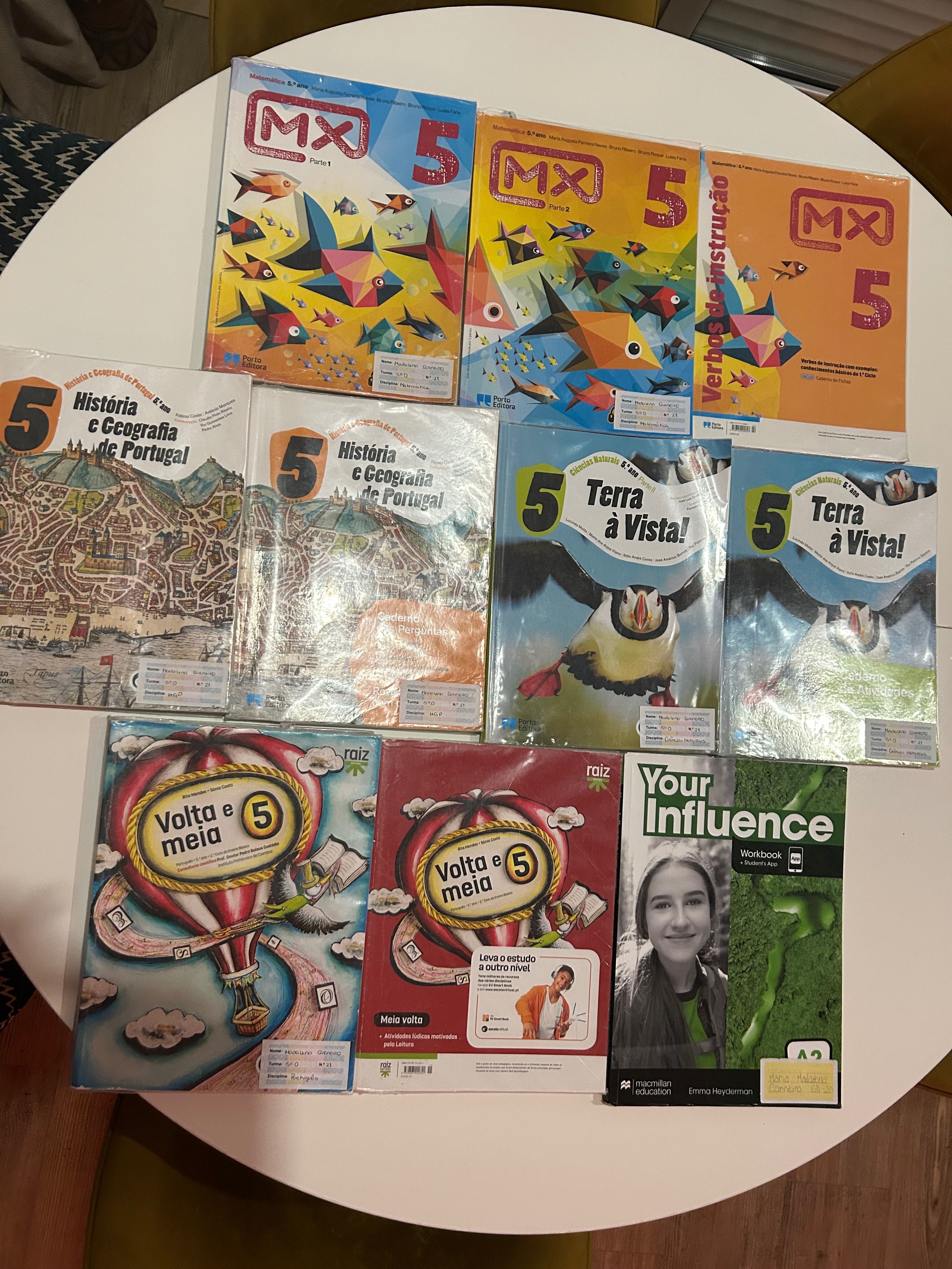 Livros escolares 5 ano