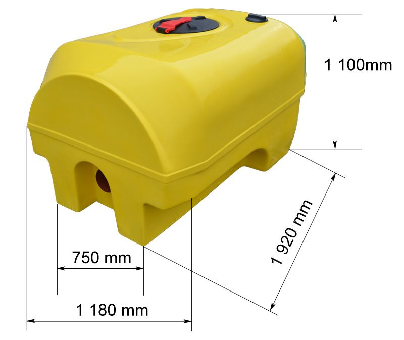 Zbiornik do opryskiwacza 1500L typ Agrola