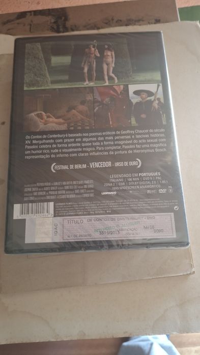Pier Paolo Pasolini os contos de canterbury dvd