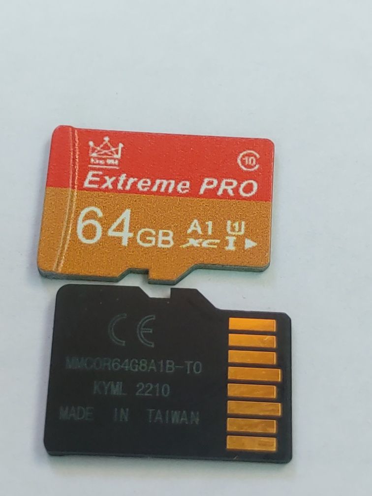 Карта памяти MicroSD  64GB 1 шт 120грн
microSDXC
Объем памяти
64 GB
К