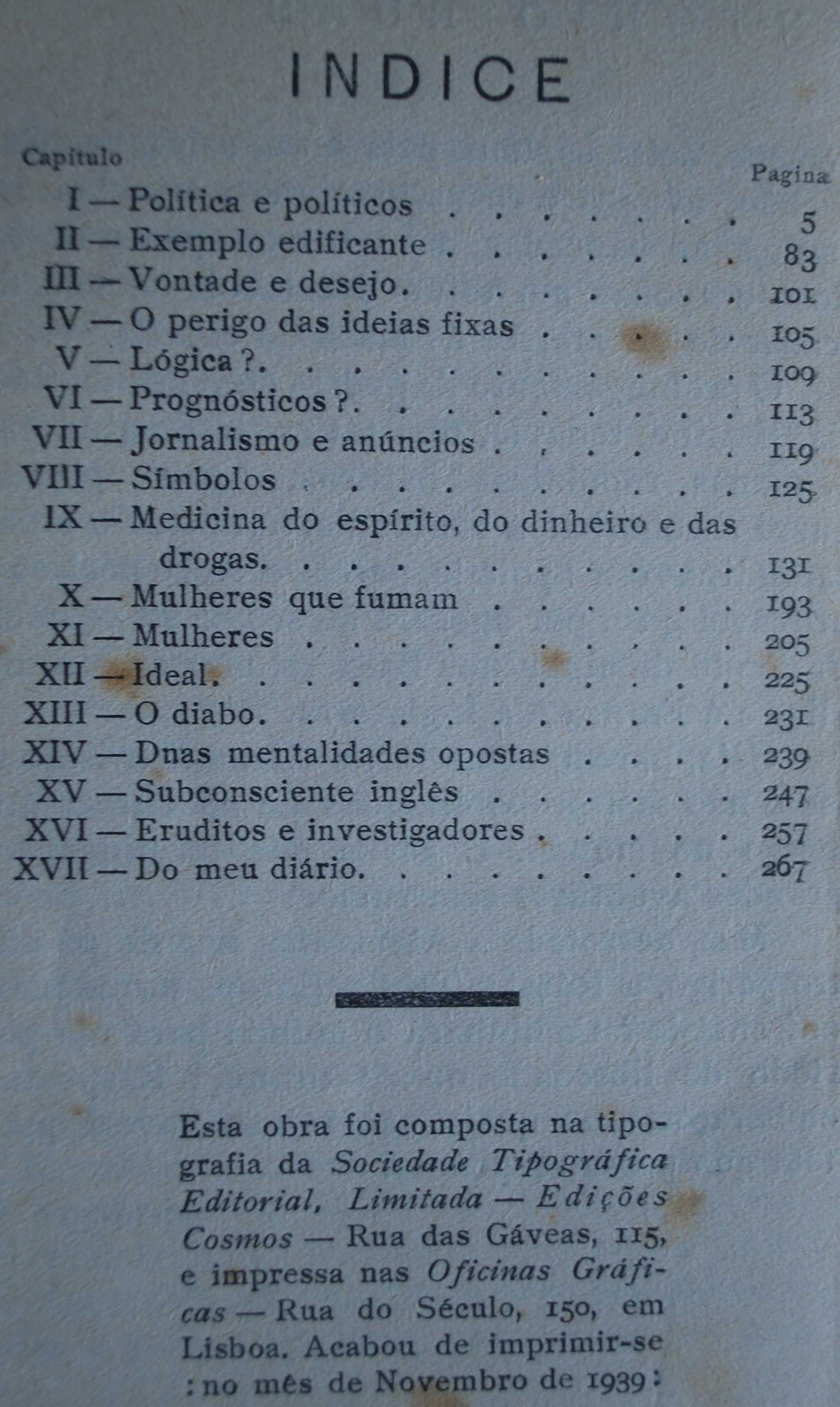 Questões de Hoje e De Amanhã de António Ruas (Ver 2º Foto do Anúncio)