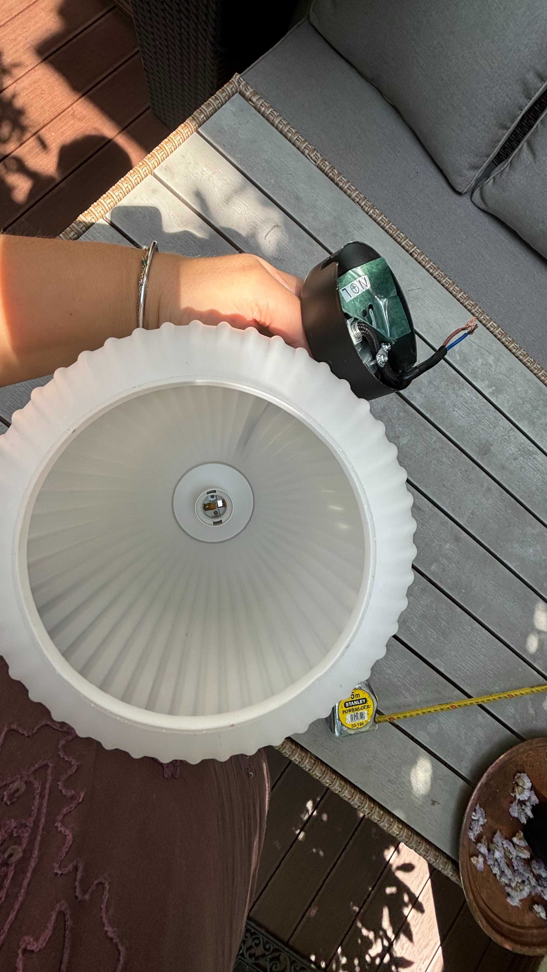 Lampa wisząca GoodHome Walgis 1-punktowa W E27 biała