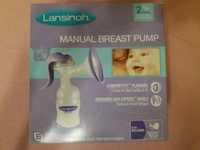 Ручной молокоотсос с аксессуарами (Manual Breast Pump), Lansinoh