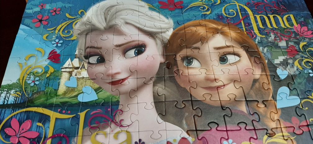 Puzzle Frozen Disney 100 elementów Trefl