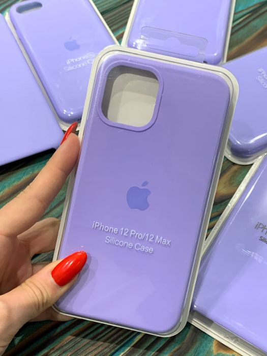 Силіконовий чохол iPhone 12 (Pro)Max) Silicone case айфон 12 про макс