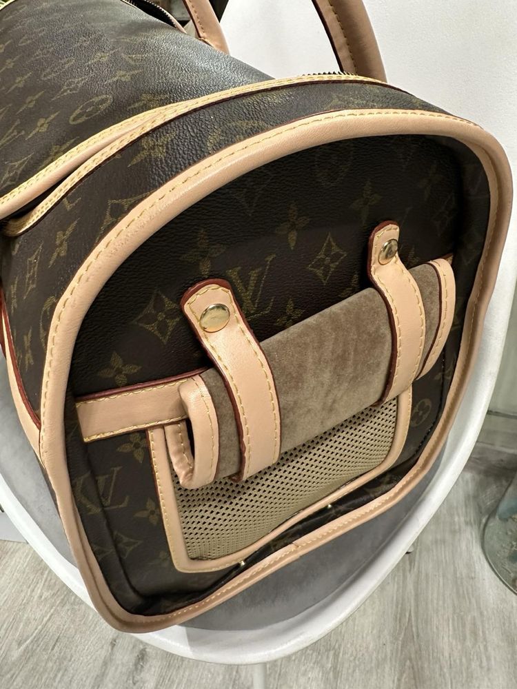 Сумка переноска для собак Луи Вьютон Louis Vuitton