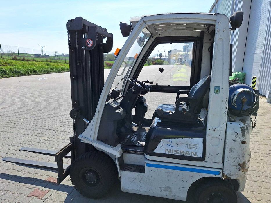 Wózek spalinowy, podnośnikowy Nissan P1D1A15LQ, udźwig 1,5t.
