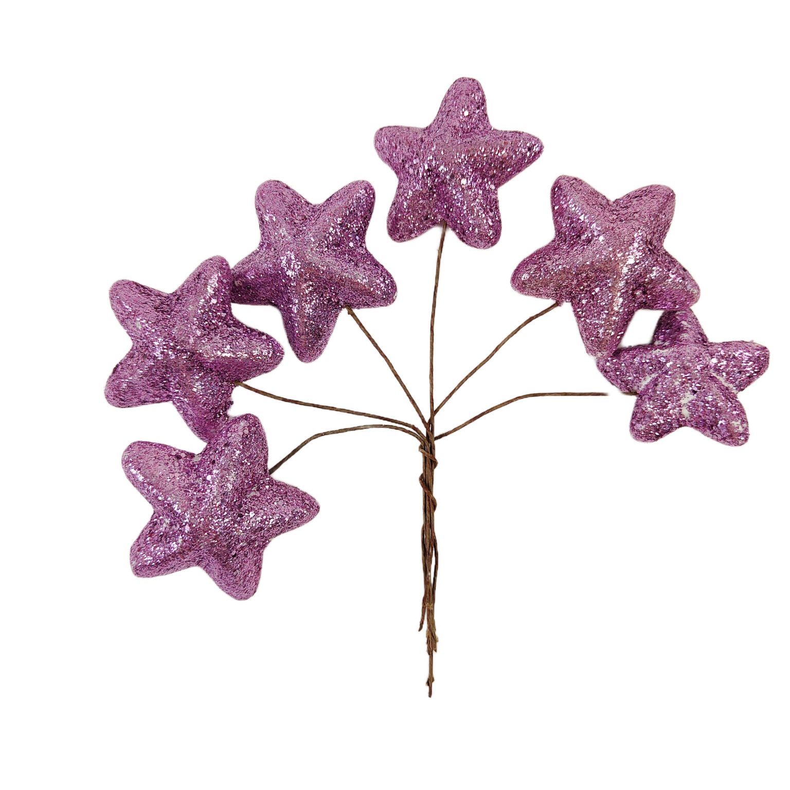 gwiazdka glitter xg61-14 lavender (wiązka)