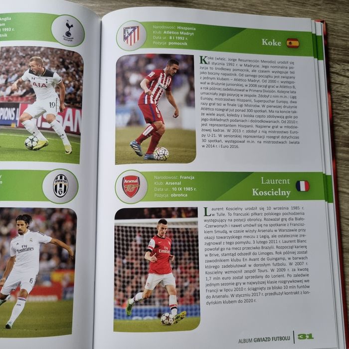 książka Album Gwiazd Futbolu