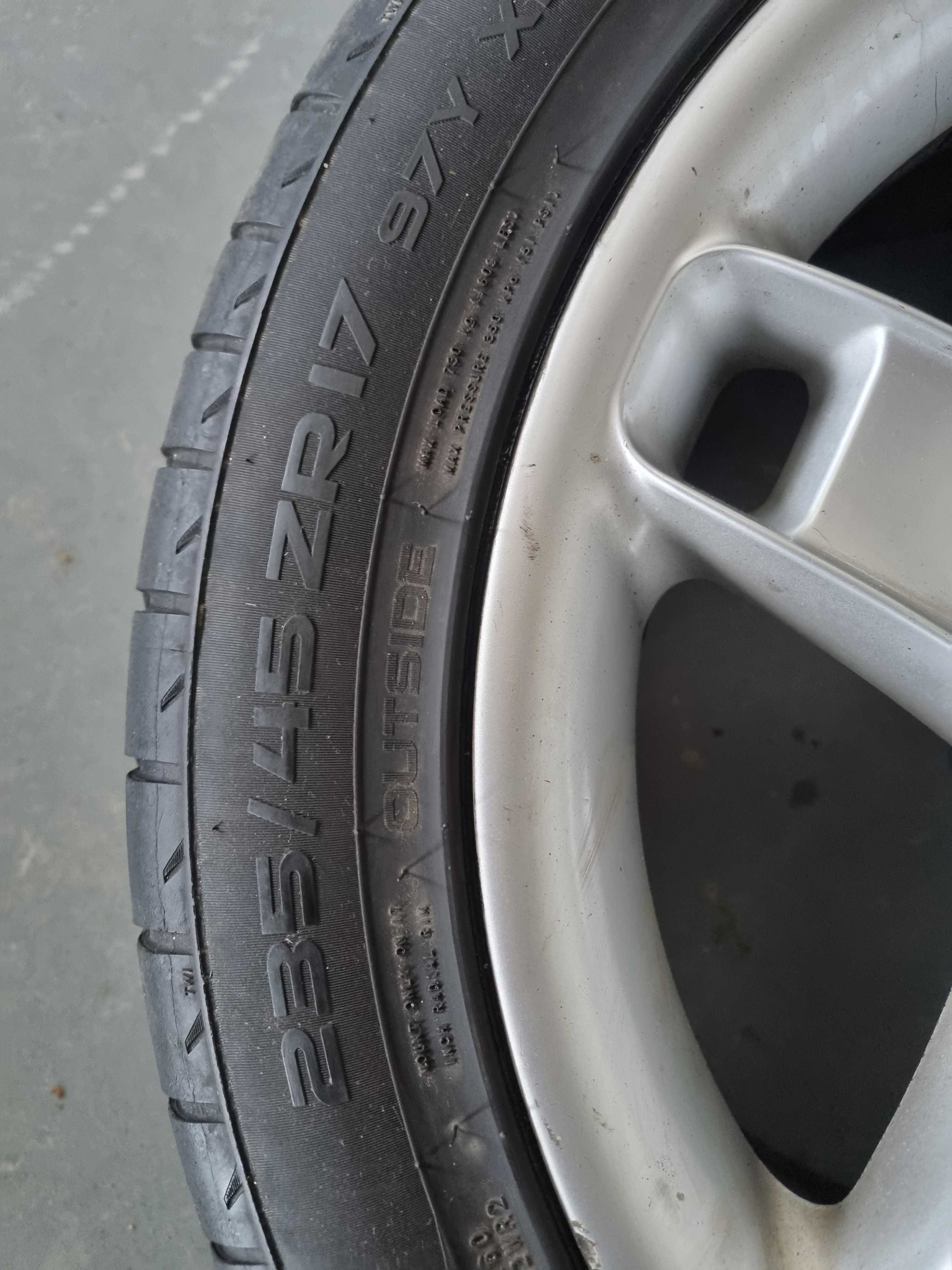 Felgi aluminiowe koła latnie 17" bmw E39 235/45/17 nokian zline