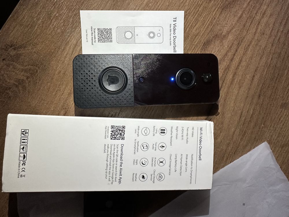 Відео дзвінок video doorbell t8