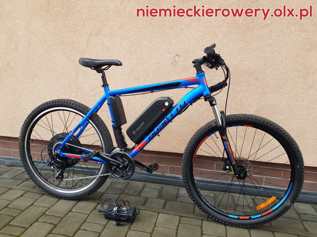 Rower górski MTB elektryczny 2000 w BUSETTO koła 27,5 alu GWARANCJA