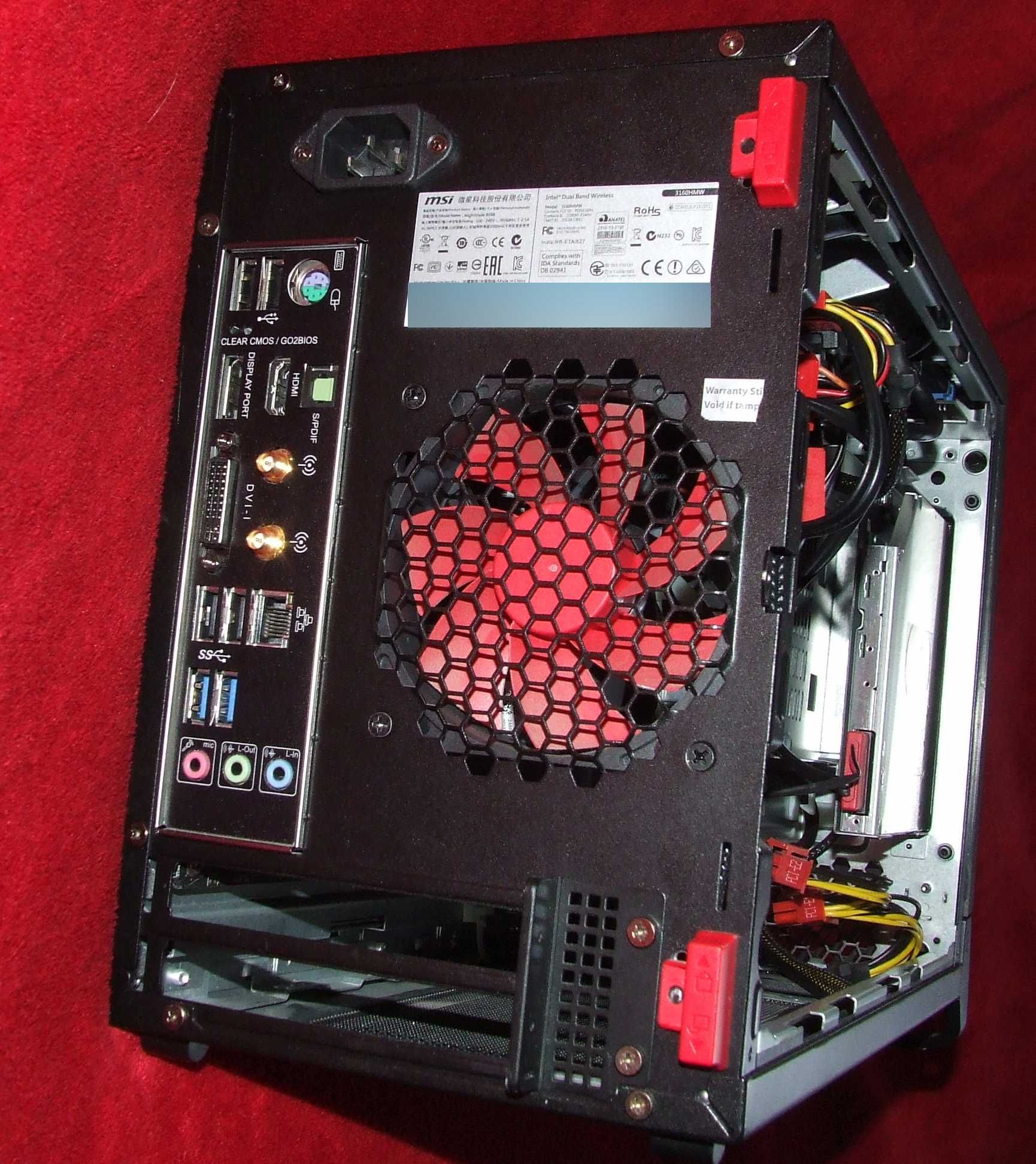 MSI Nightblade B85C Intel i5 + 8 GB + SSD Samsung + DVDRW + Win 10
