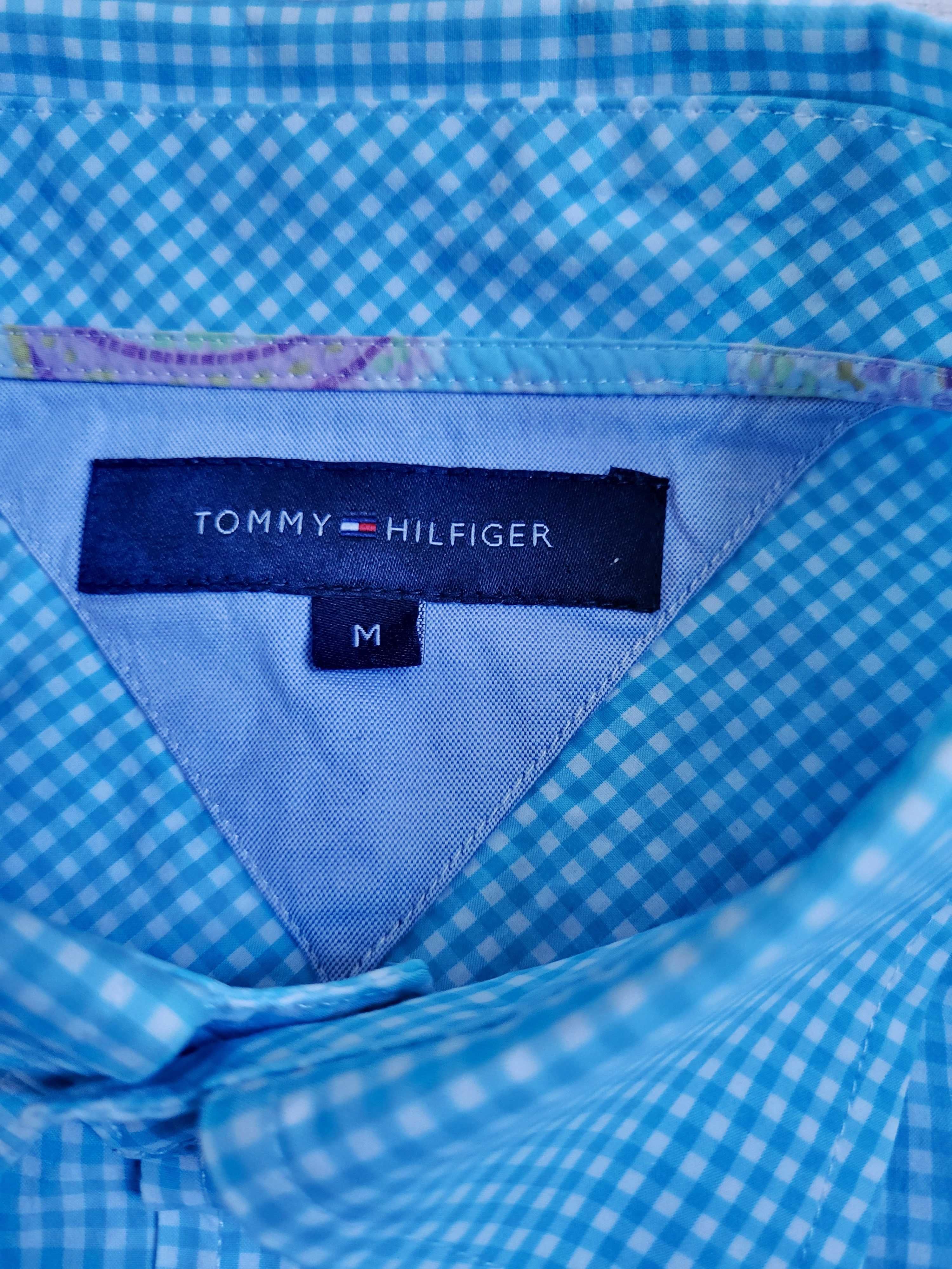 koszula wizytowa w drobną kratkę Tommy Hilfiger M/38