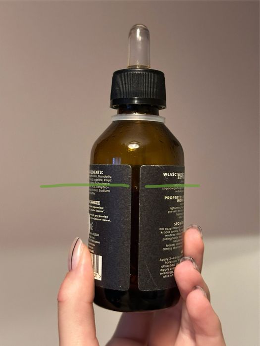 Skintra brightoner peeling/tonik kwasowy pielęgnacja twarzy naturalny