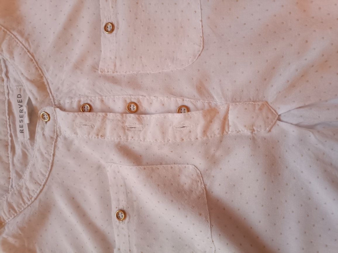 Bluzka koszulowa/ koszula dziewczęca r. 116