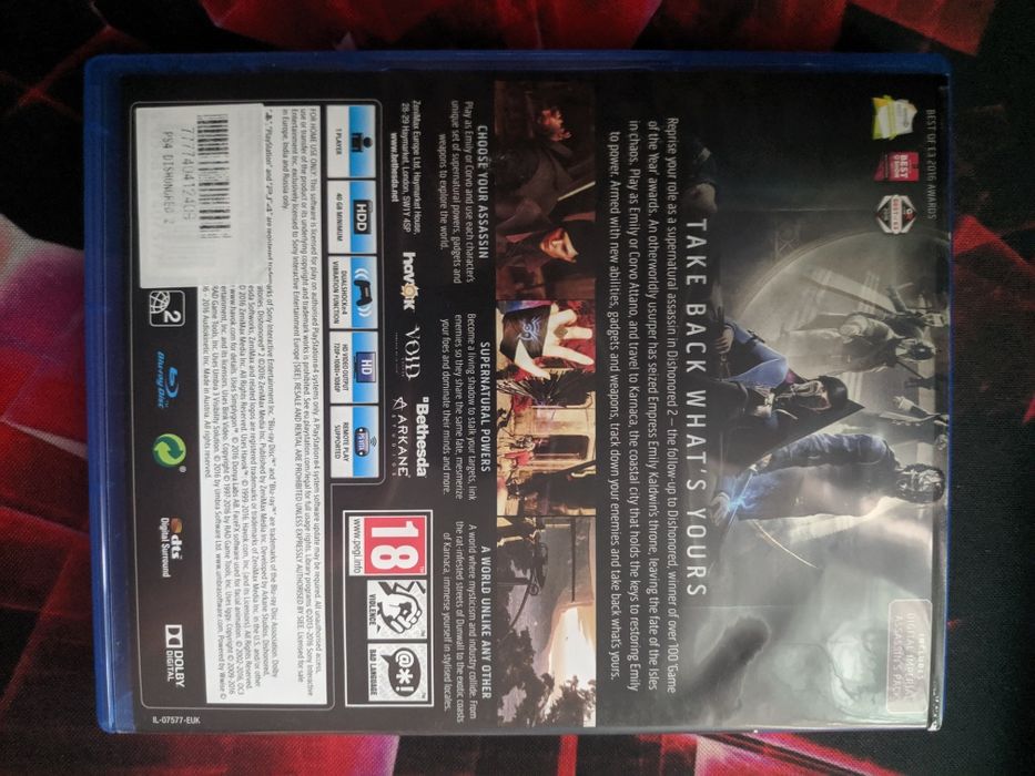 Vendo Dishonored 2