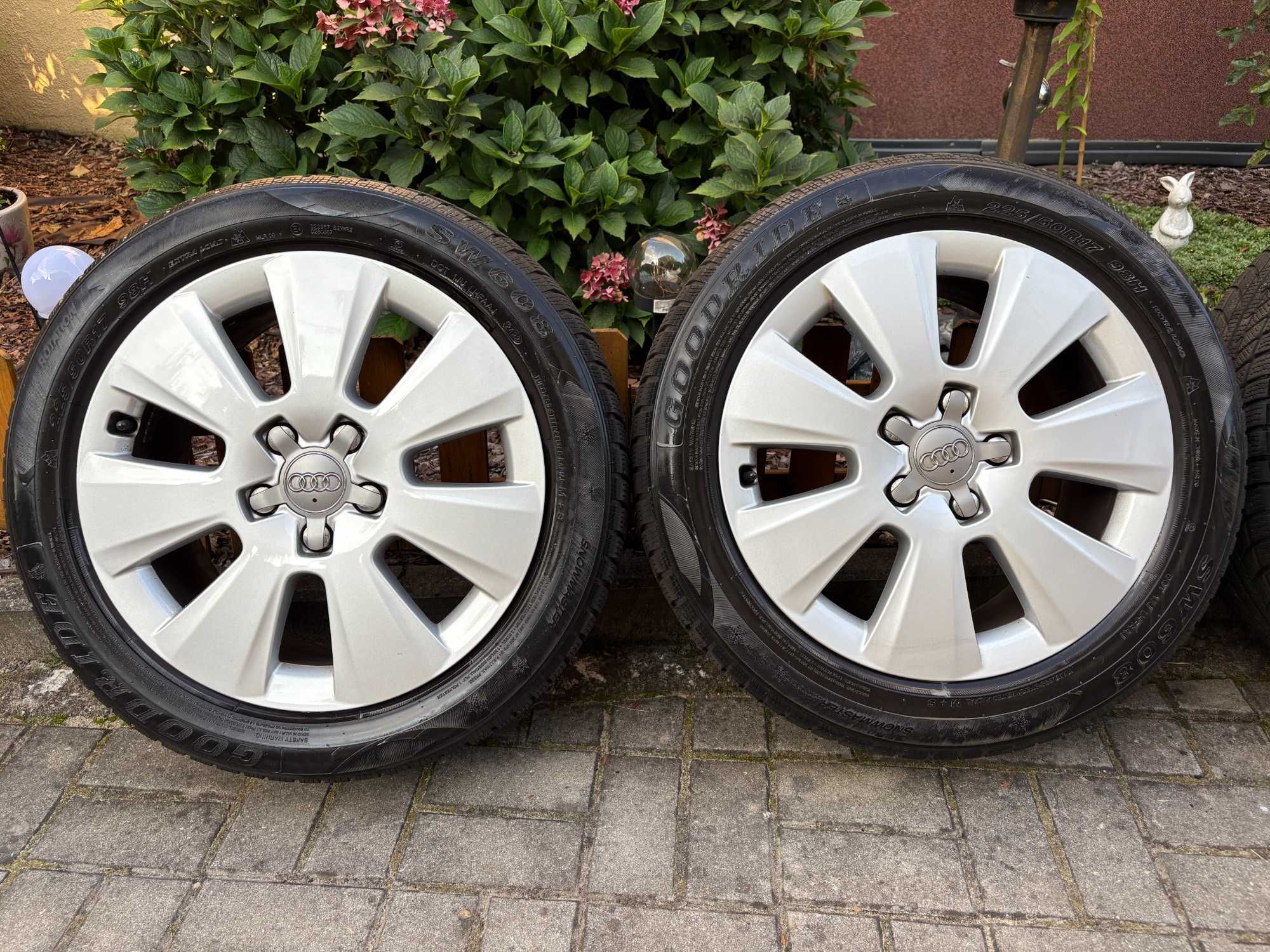Alufelgi Audi 17 cali Zima A6 C6 C7 5x112 225/50/17 A7 A8 Q3 Q5 2022
