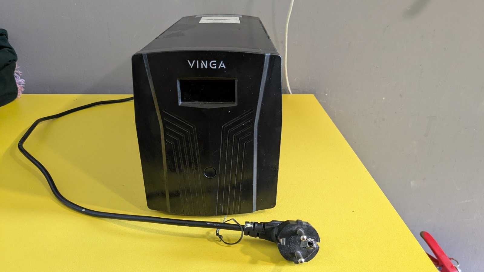 Безперебійник Vinga LCD 1200VA plastic case (VPC-1200P) - Вживаний