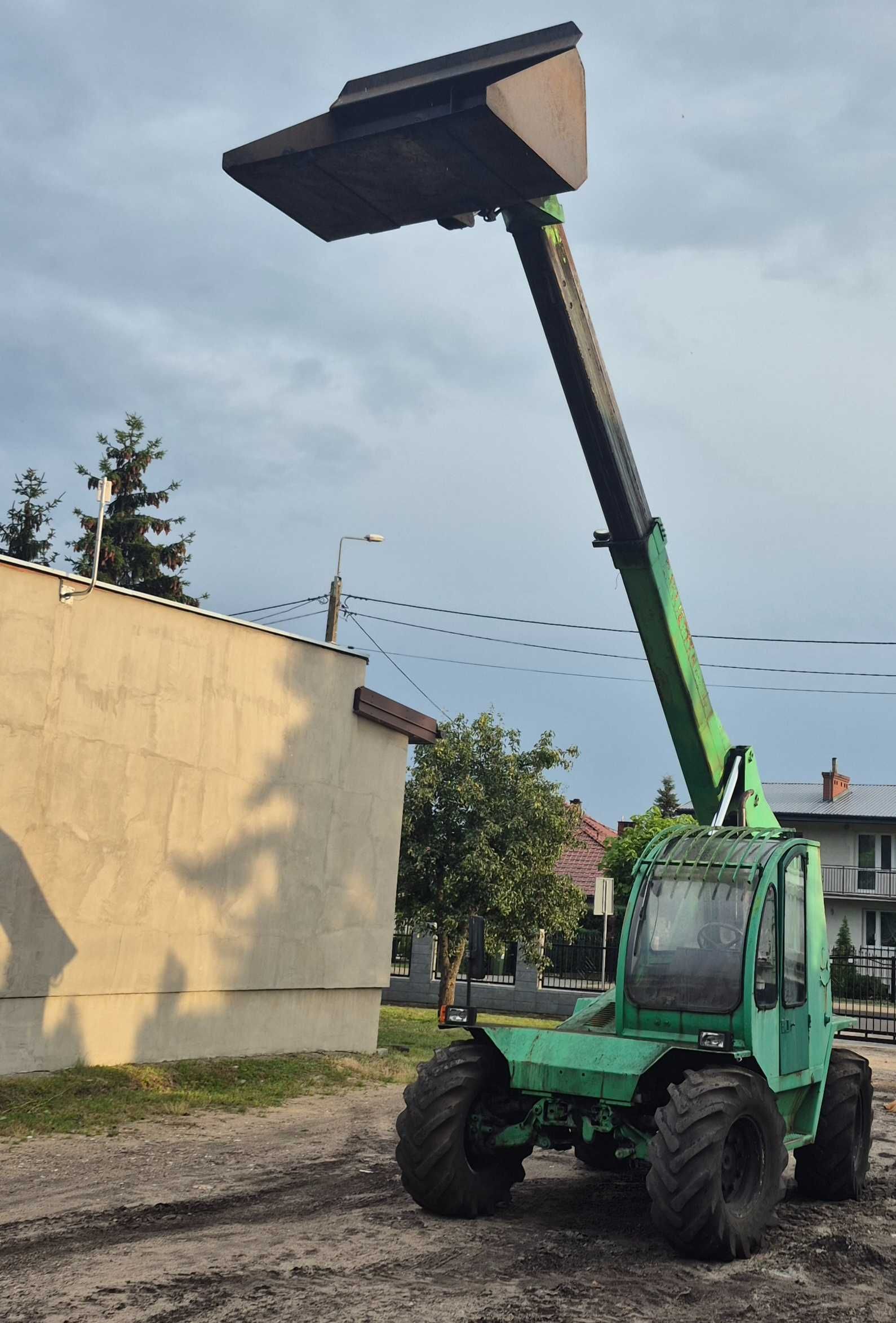Ładowarka Merlo, 1992 r., napęd 4x4, silnik Perkins, widły, łyżka