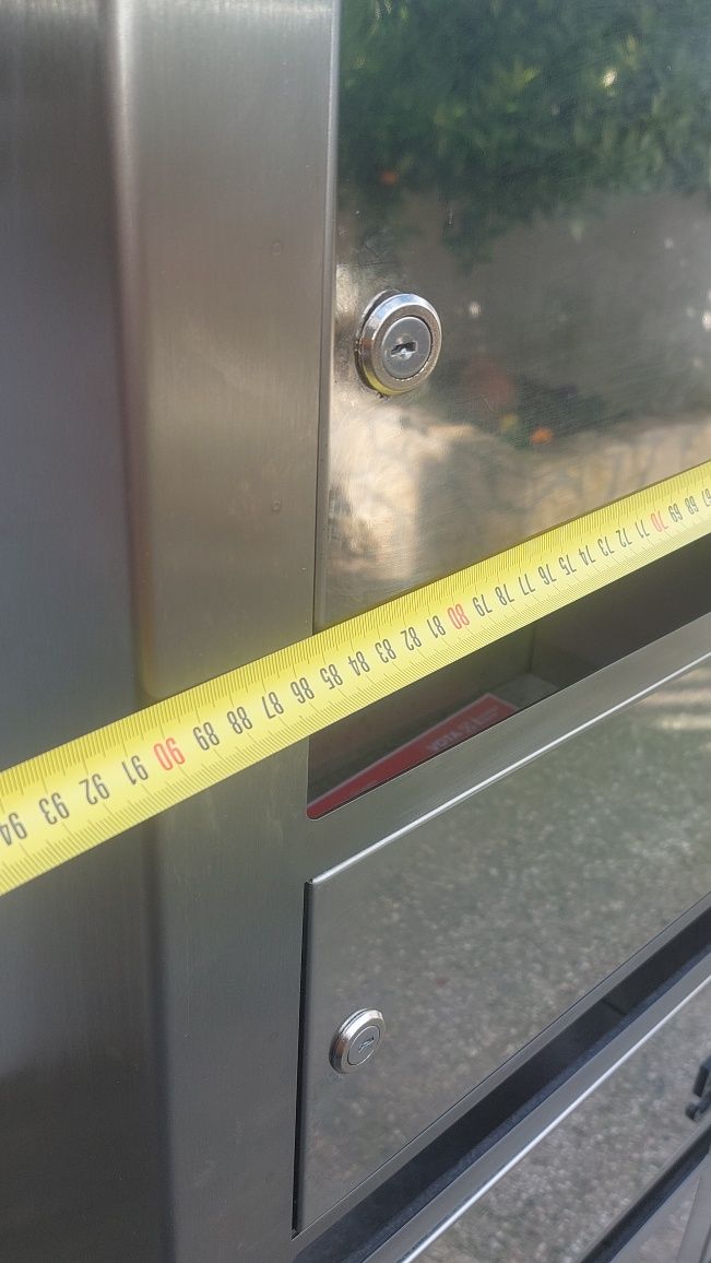 Modulo de 10 caixas de correio êm inox 316