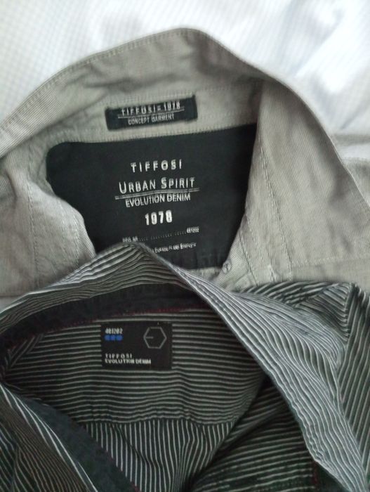 Camisas Tiffosi cinza (2x)