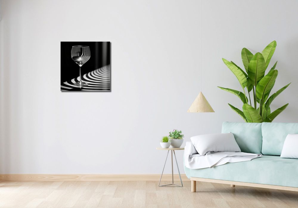 Obraz 50x50cm Refleksje nad Szkłem