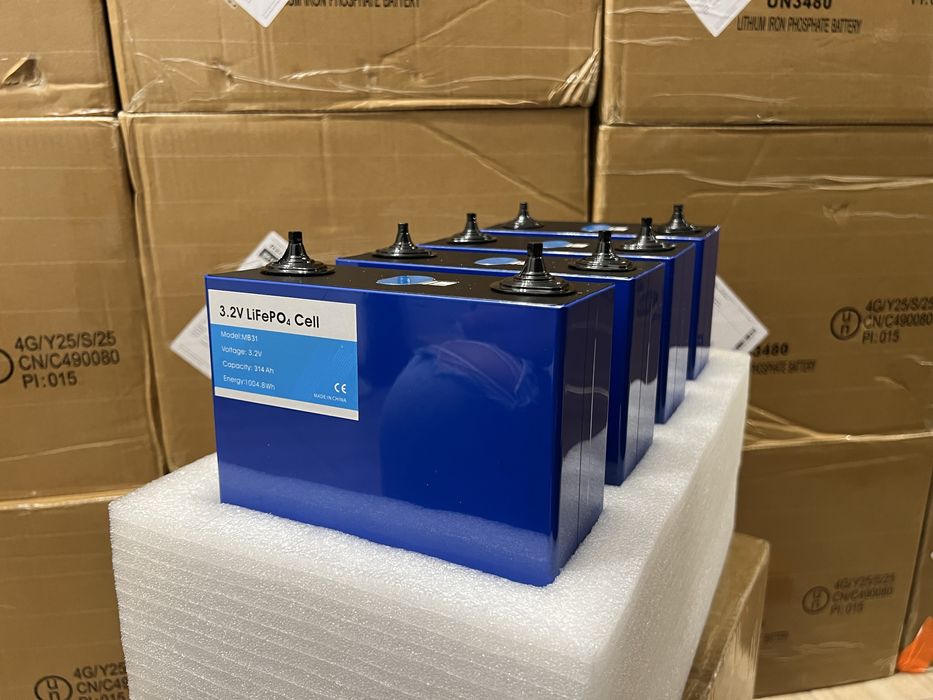 Продам ячейки (аккумуляторы) LiFePO4 EVE MB 31 MB31 V3 314aH