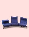 3-osobowa sofa modułowa Cassina Veranda | Vico Magistretti z 1984 r.