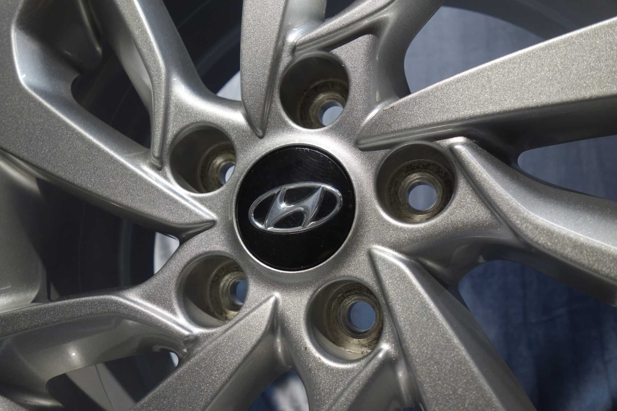 Alufelgi HYUNDAI 17" 5x114,3 Tucson Nexo Kona Ioniq Sonata Srebrne 731