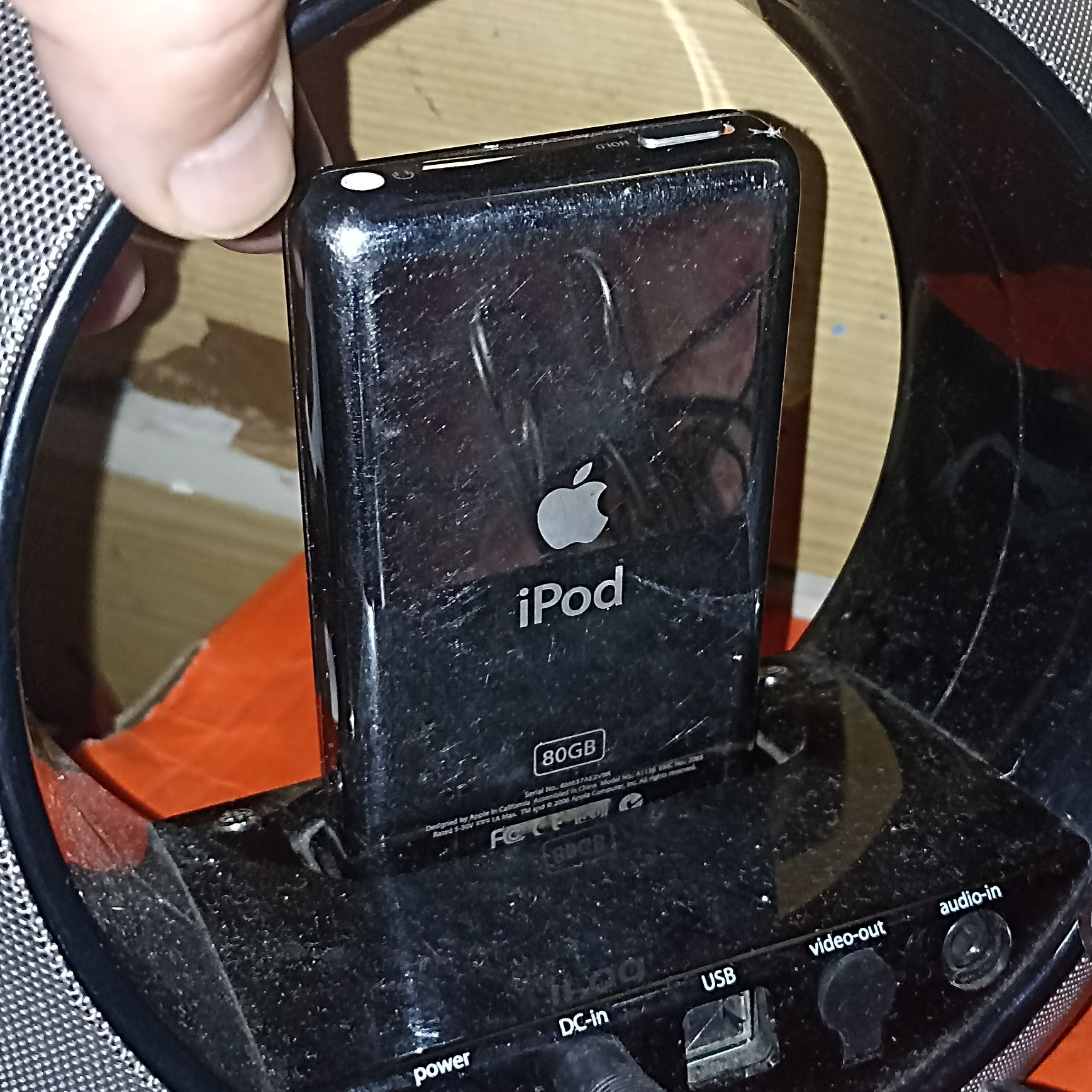 iPod 80gigas com Coluna Som JBL para iPod